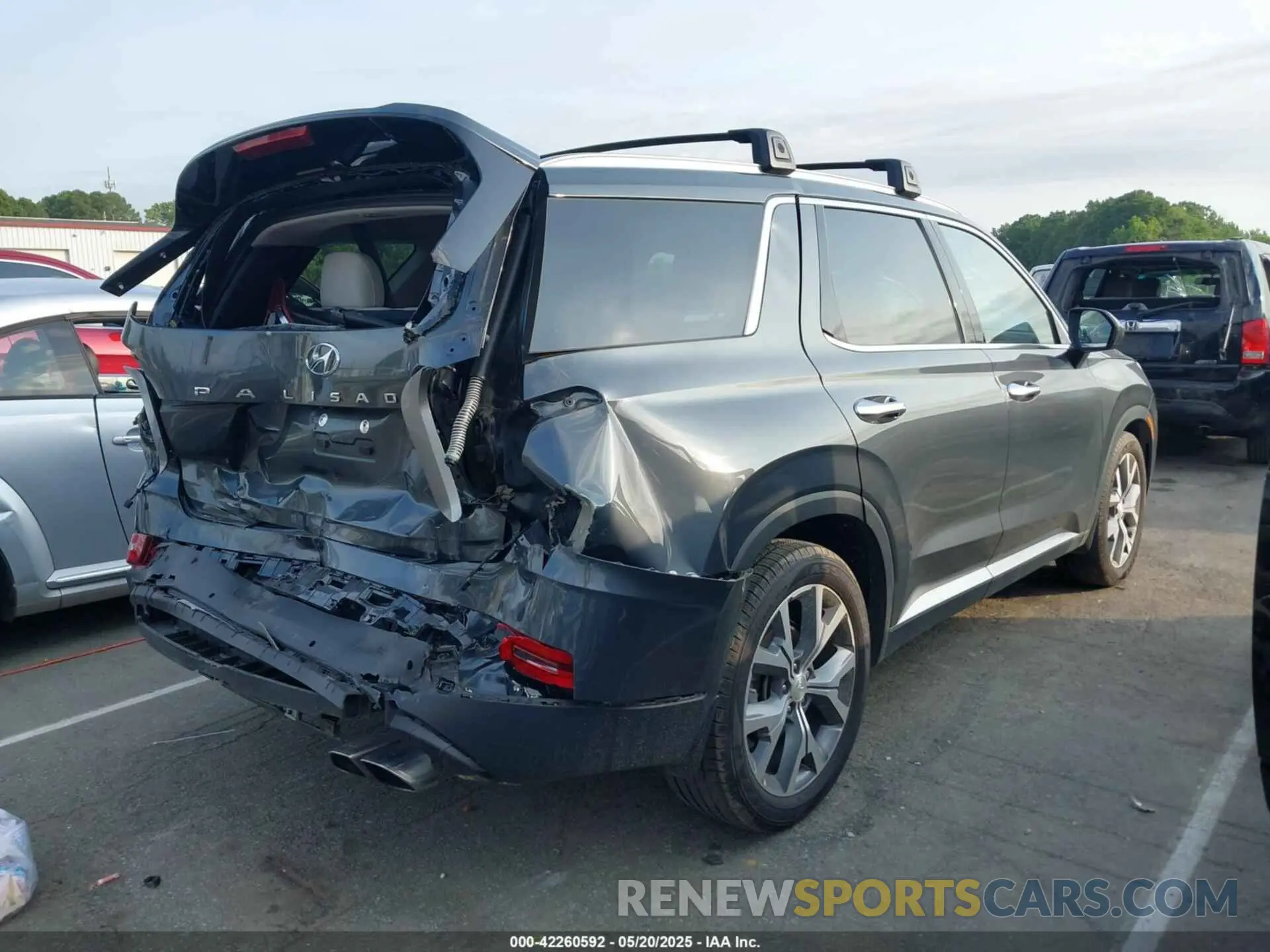 4 Photograph of a damaged car KM8R44HE5MU238309 HYUNDAI PALISADE 2021