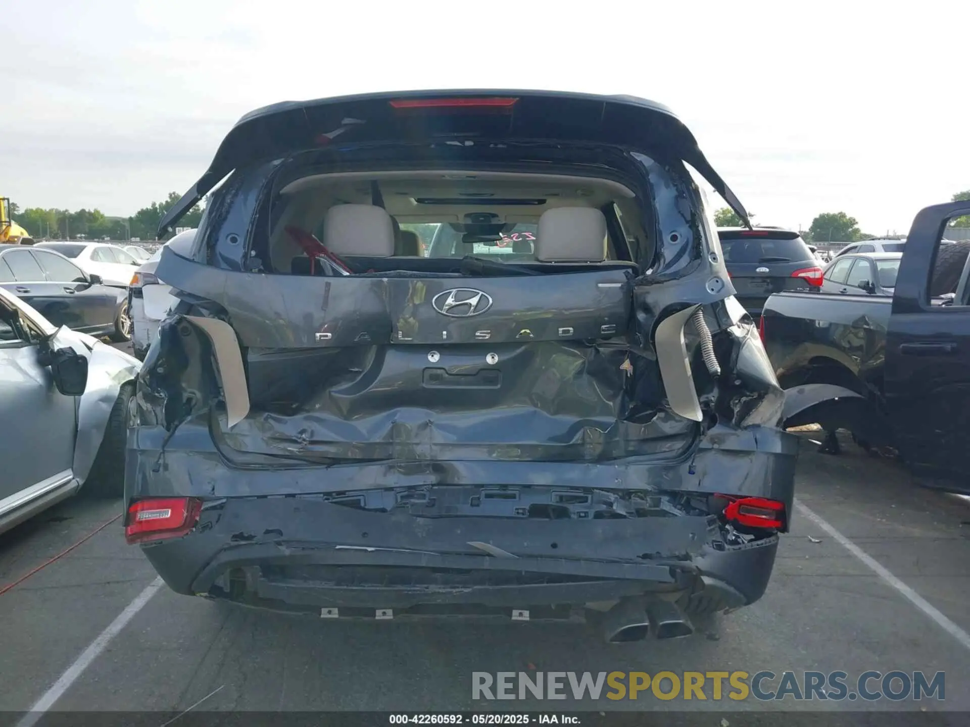 6 Photograph of a damaged car KM8R44HE5MU238309 HYUNDAI PALISADE 2021