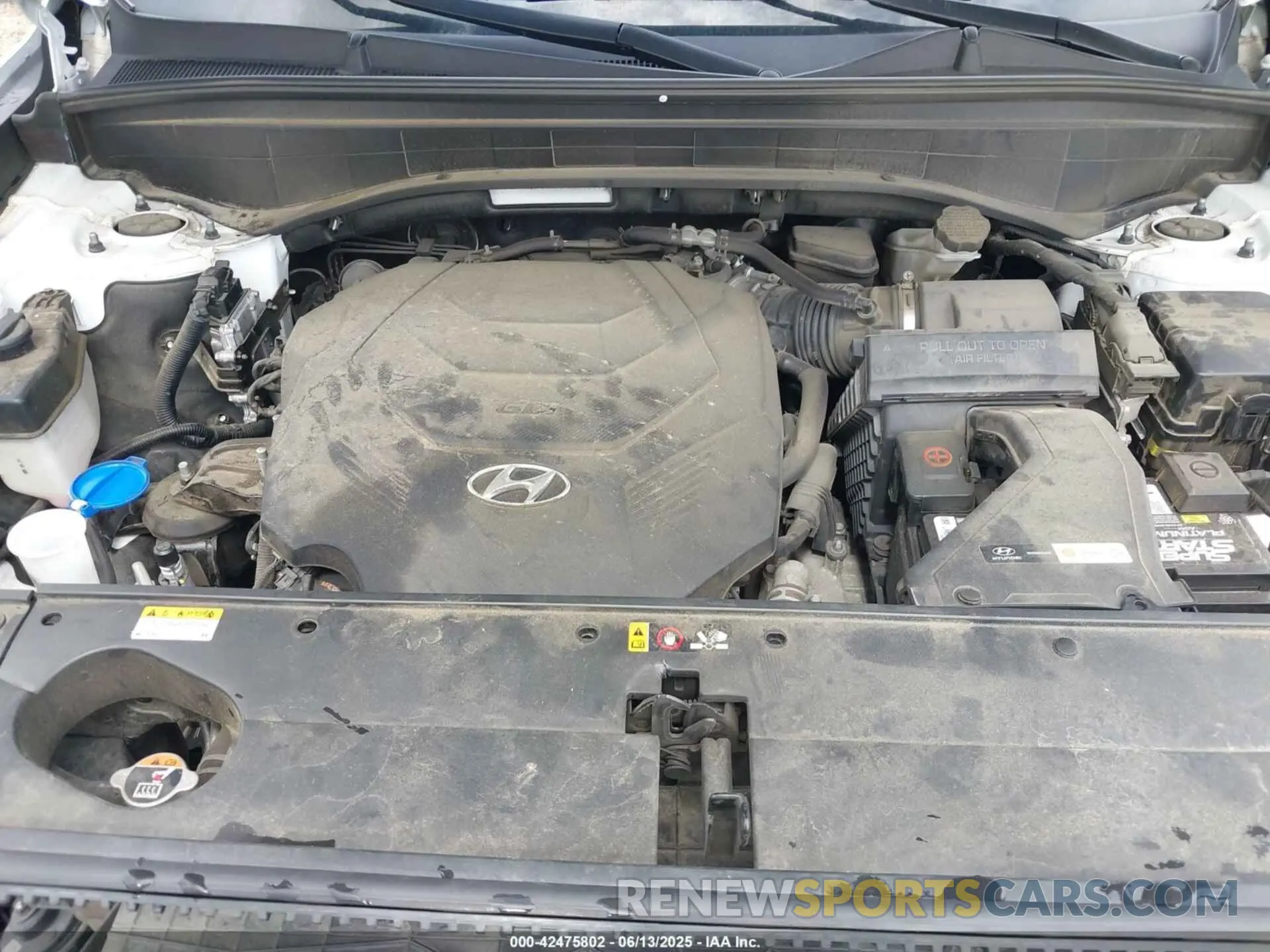 10 Photograph of a damaged car KM8R44HE6MU228291 HYUNDAI PALISADE 2021