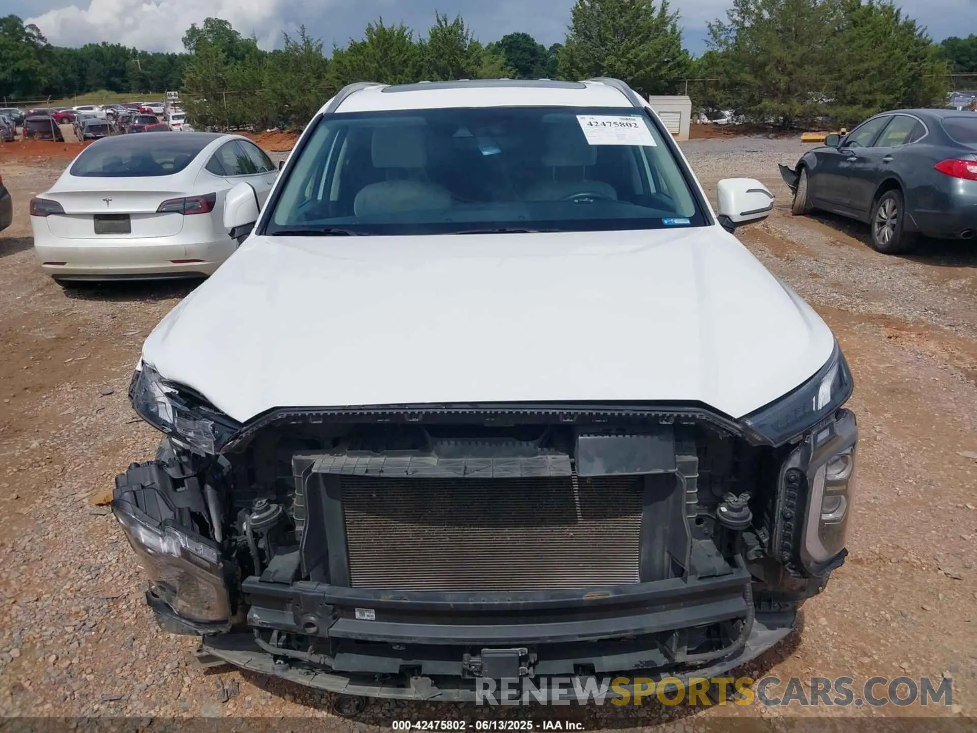 12 Photograph of a damaged car KM8R44HE6MU228291 HYUNDAI PALISADE 2021