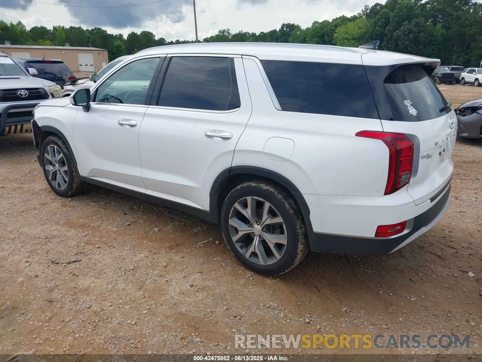 3 Photograph of a damaged car KM8R44HE6MU228291 HYUNDAI PALISADE 2021