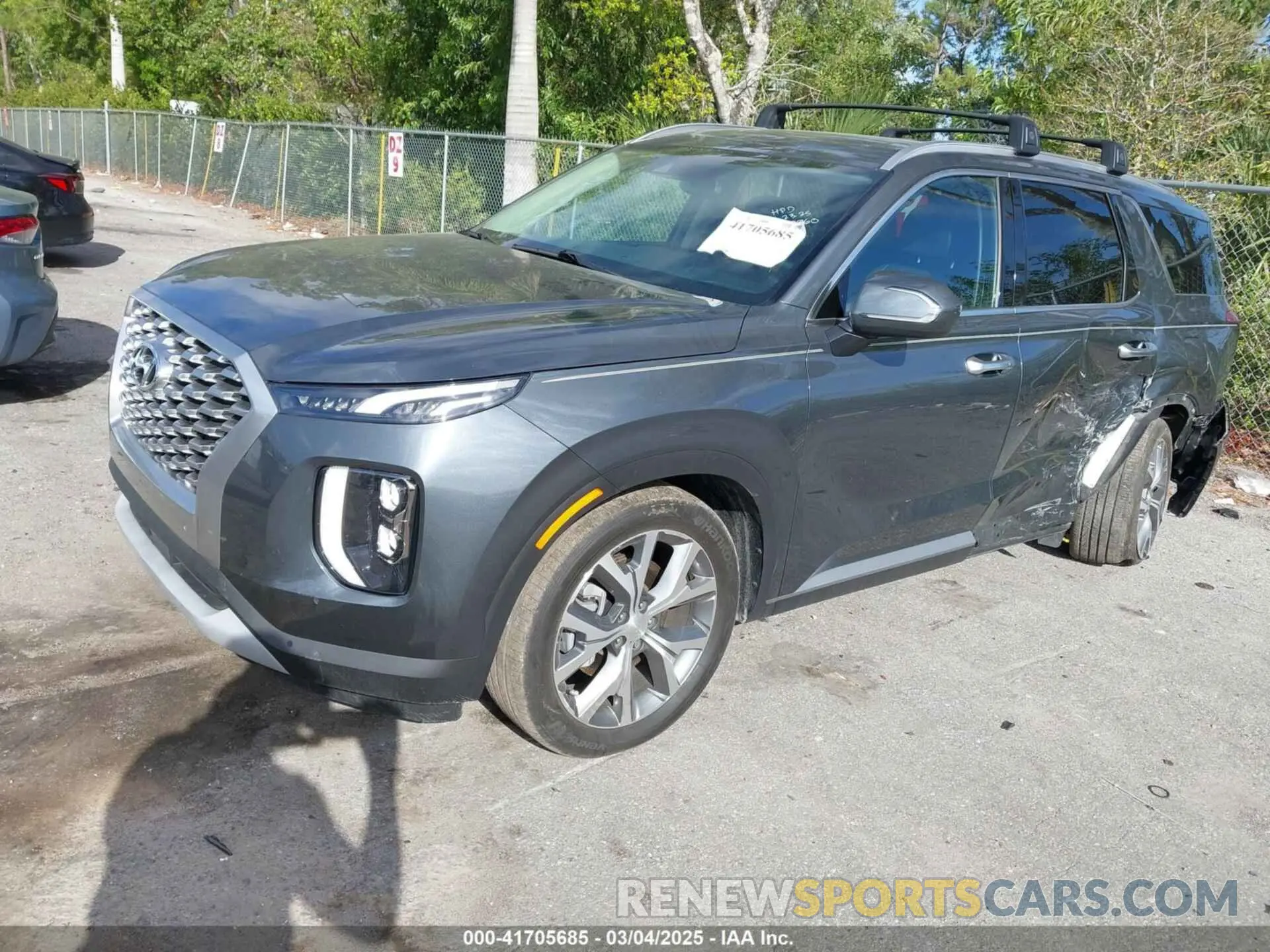 2 Photograph of a damaged car KM8R44HE8MU302360 HYUNDAI PALISADE 2021