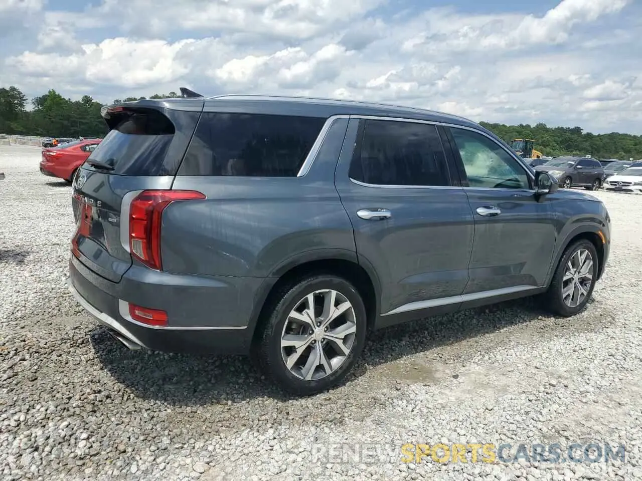 3 Photograph of a damaged car KM8R44HE8MU325704 HYUNDAI PALISADE 2021