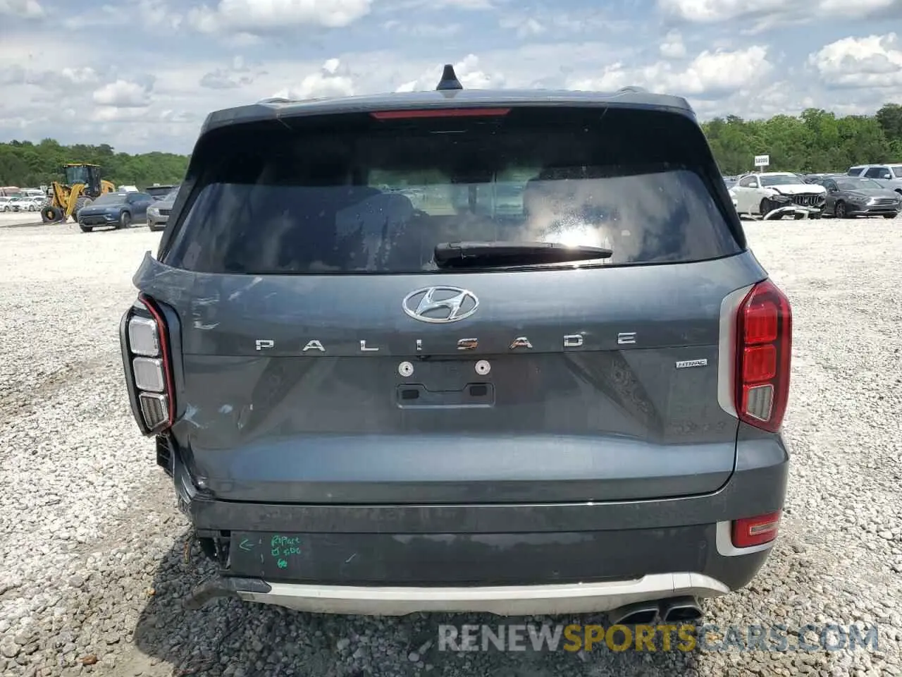 6 Photograph of a damaged car KM8R44HE8MU325704 HYUNDAI PALISADE 2021