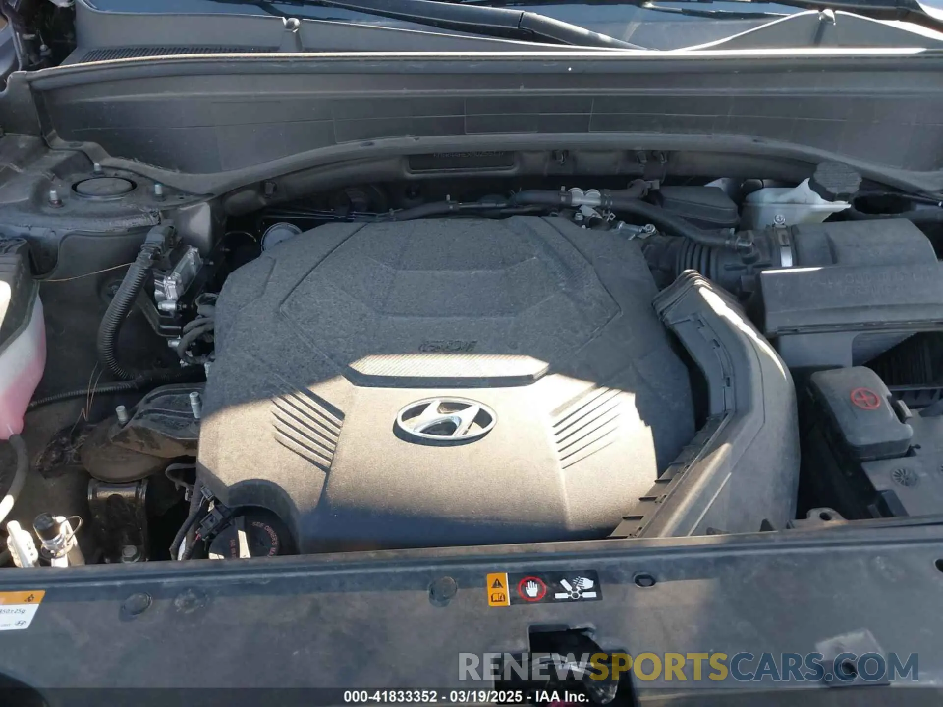 10 Photograph of a damaged car KM8R44HEXMU255137 HYUNDAI PALISADE 2021