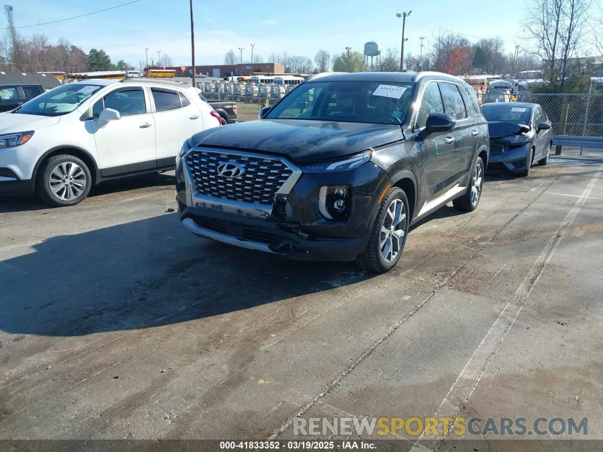 2 Photograph of a damaged car KM8R44HEXMU255137 HYUNDAI PALISADE 2021