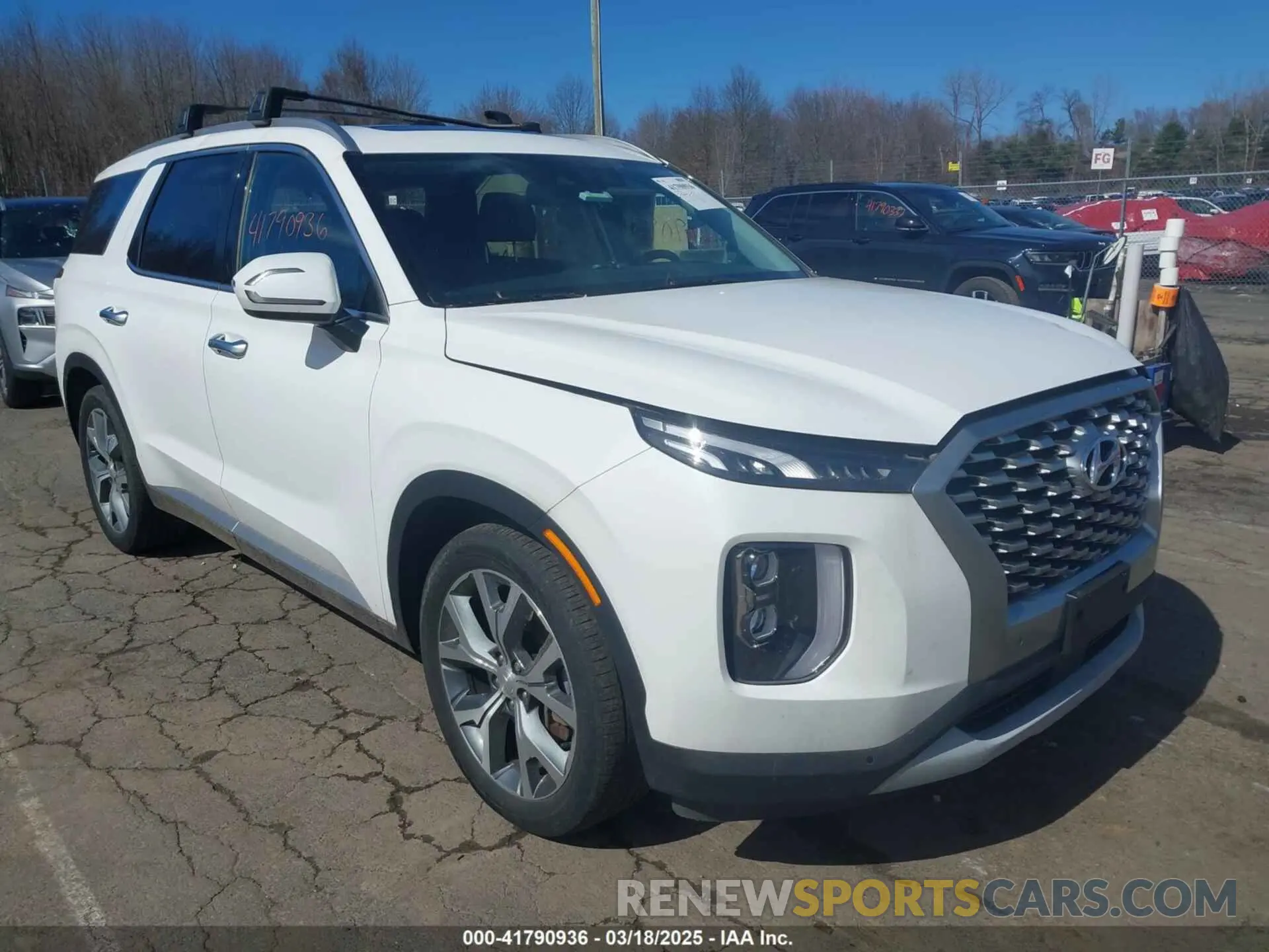1 Photograph of a damaged car KM8R4DHE1MU233110 HYUNDAI PALISADE 2021