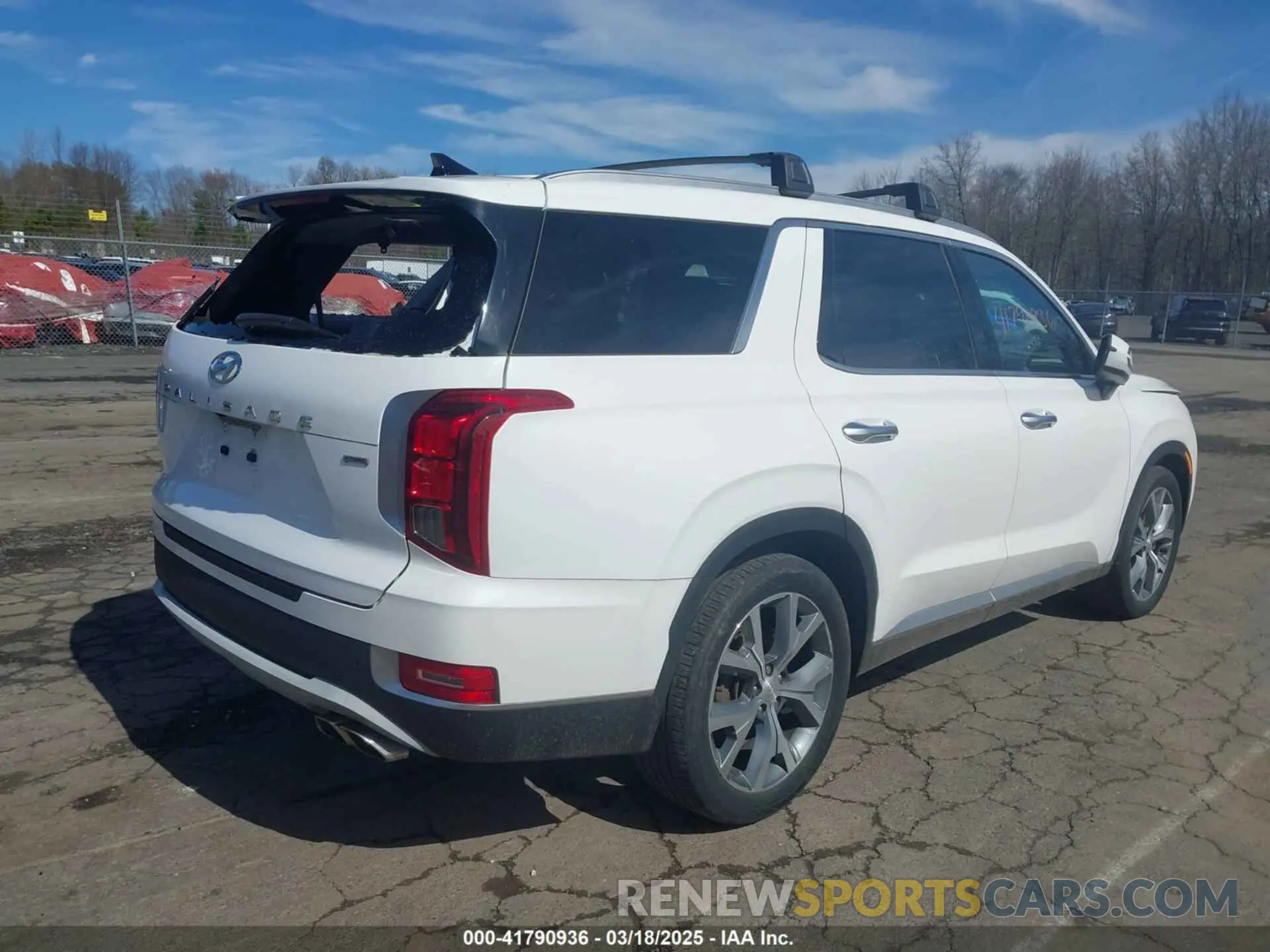 4 Photograph of a damaged car KM8R4DHE1MU233110 HYUNDAI PALISADE 2021