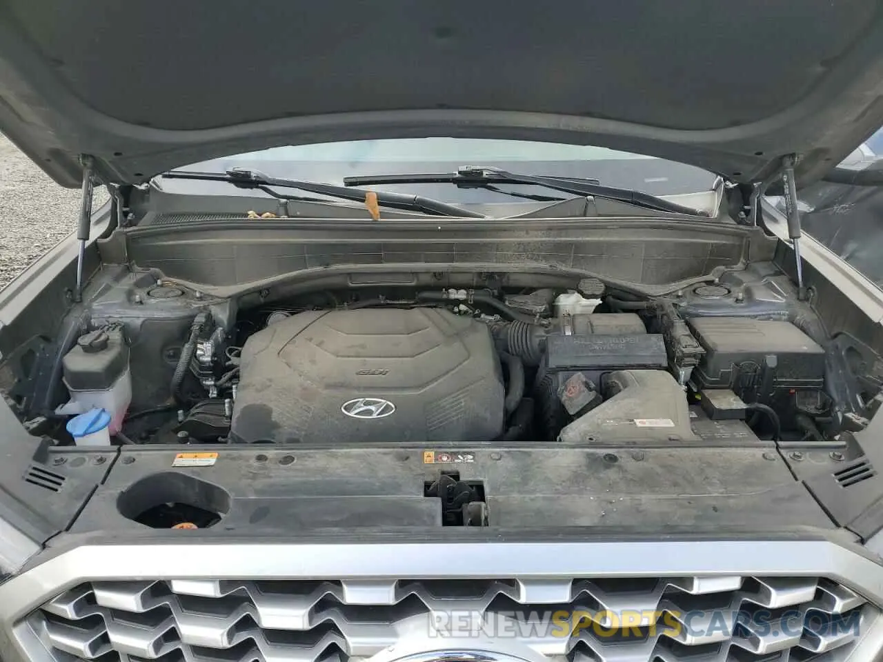 13 Photograph of a damaged car KM8R4DHE1MU327956 HYUNDAI PALISADE 2021