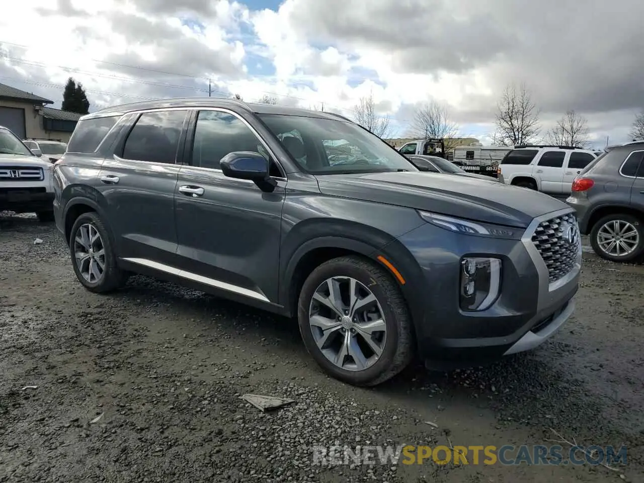 4 Photograph of a damaged car KM8R4DHE1MU327956 HYUNDAI PALISADE 2021