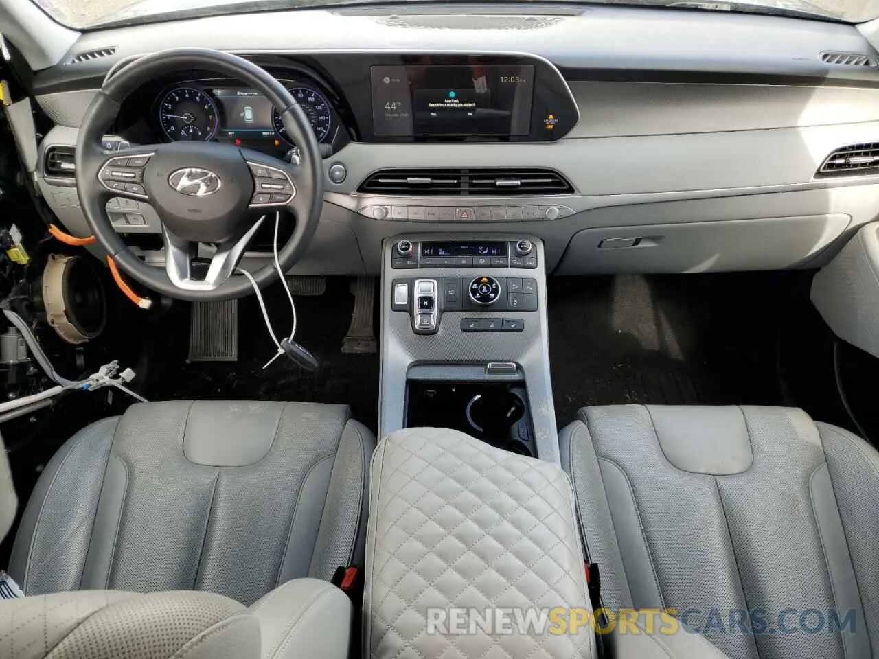 8 Photograph of a damaged car KM8R4DHE1MU327956 HYUNDAI PALISADE 2021