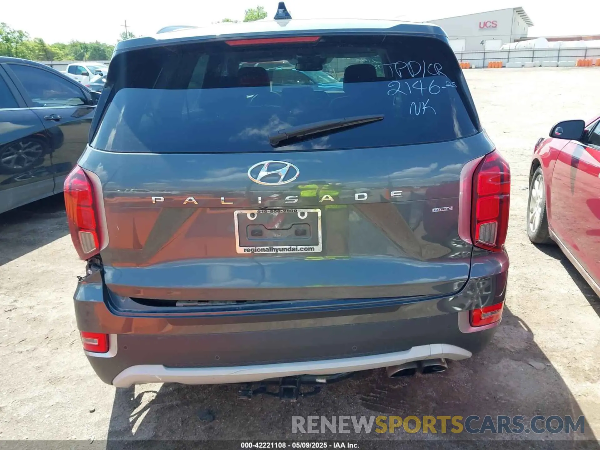 17 Photograph of a damaged car KM8R4DHE2MU184984 HYUNDAI PALISADE 2021
