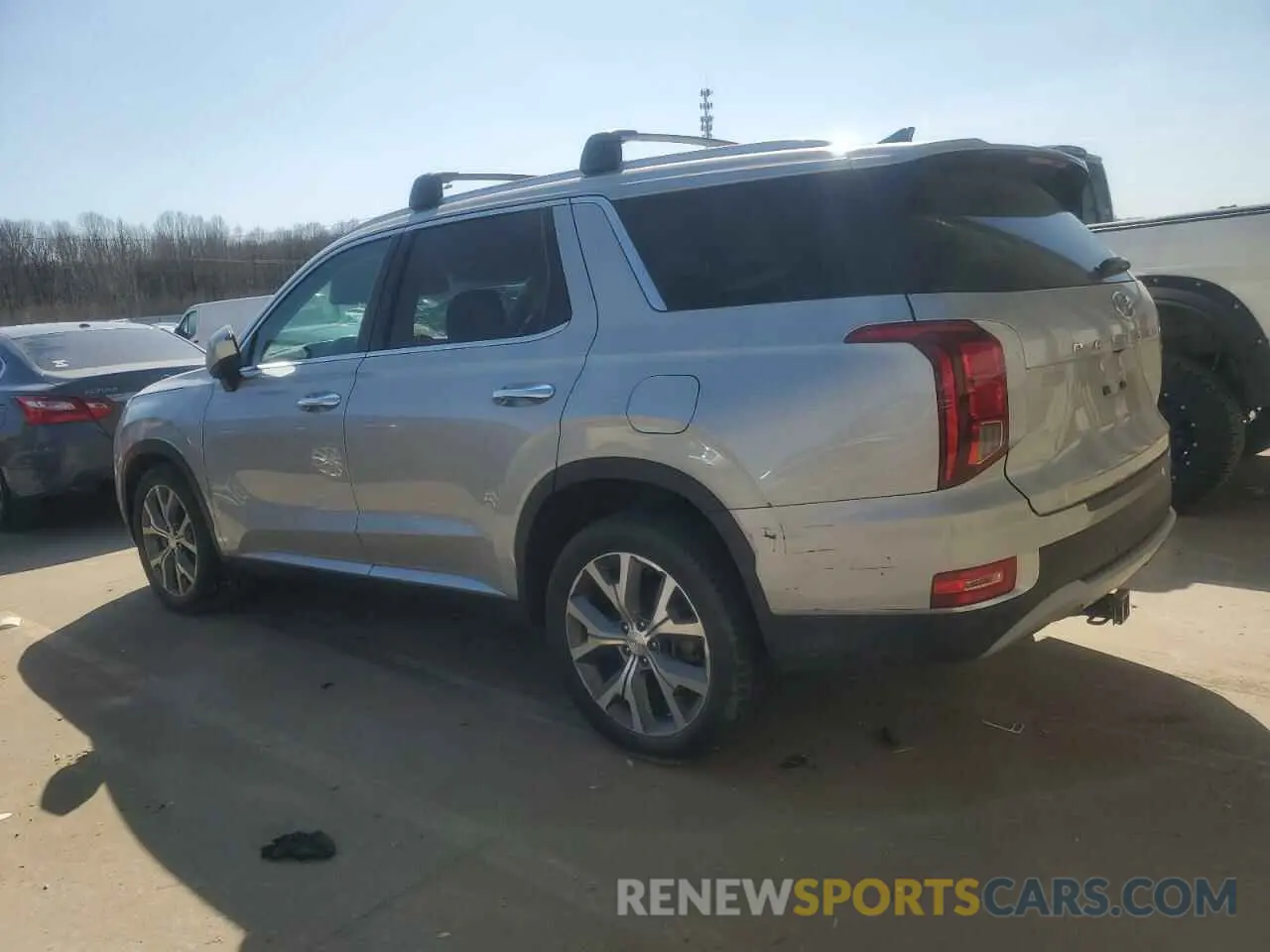 2 Photograph of a damaged car KM8R4DHE4MU273360 HYUNDAI PALISADE 2021