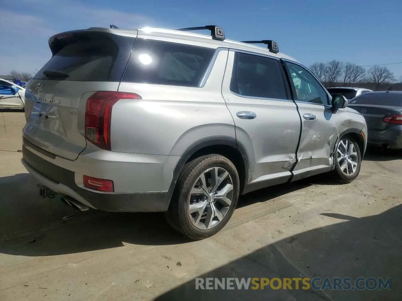 3 Photograph of a damaged car KM8R4DHE4MU273360 HYUNDAI PALISADE 2021