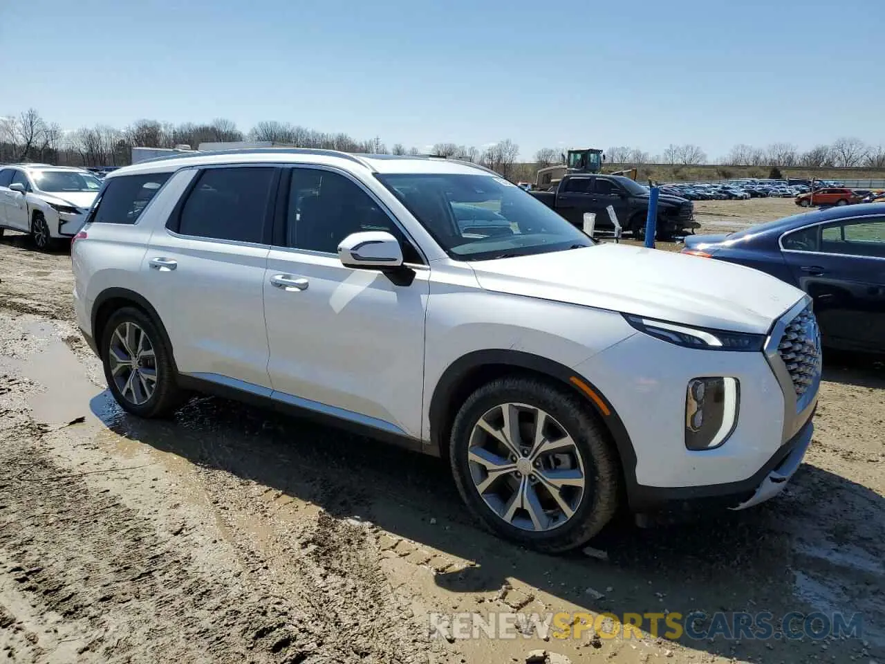 4 Photograph of a damaged car KM8R4DHE5MU195462 HYUNDAI PALISADE 2021
