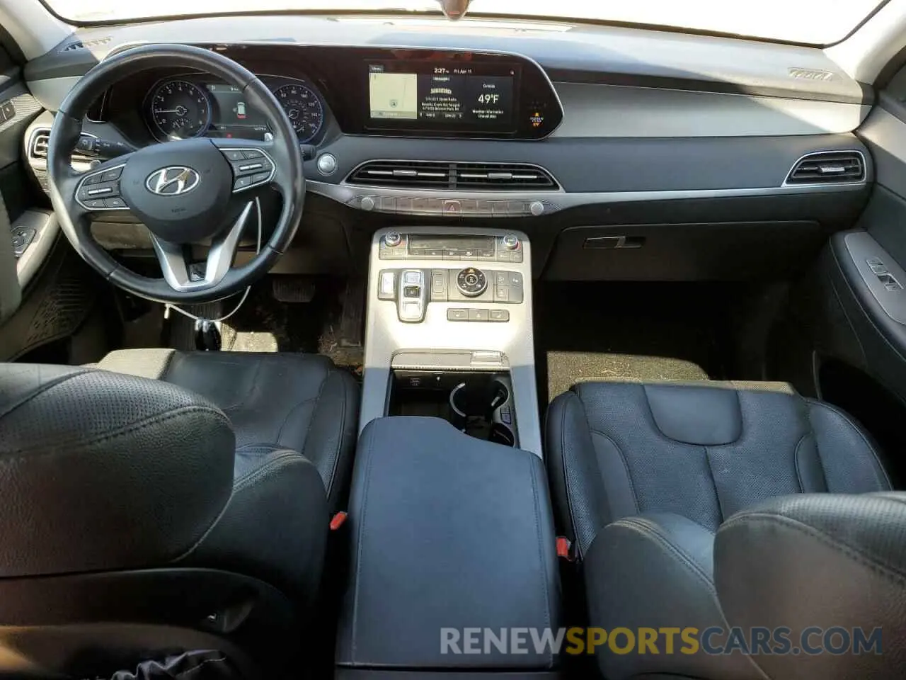 8 Photograph of a damaged car KM8R4DHE5MU195462 HYUNDAI PALISADE 2021