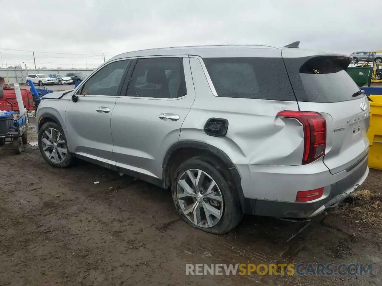 2 Photograph of a damaged car KM8R4DHE5MU298154 HYUNDAI PALISADE 2021