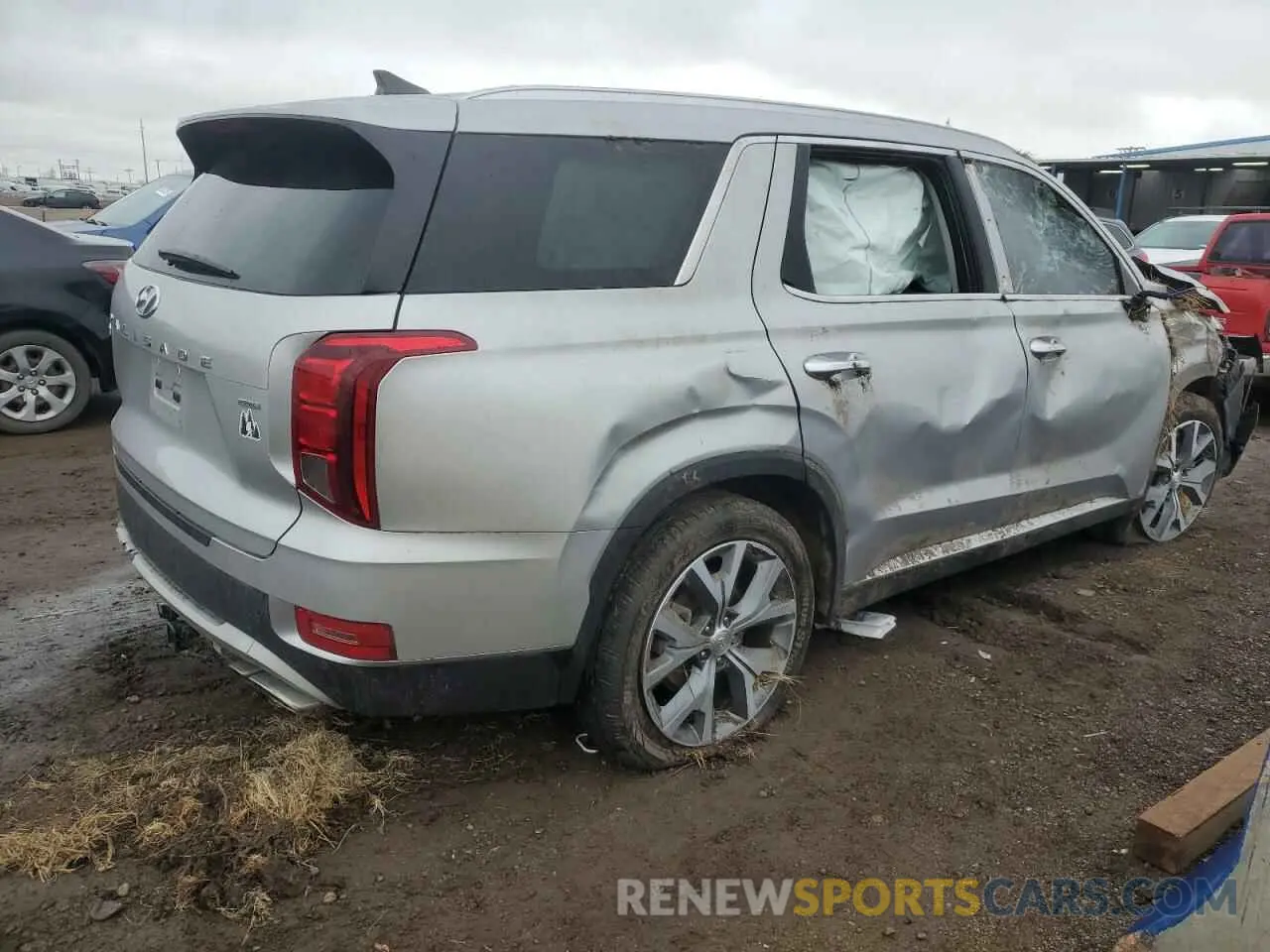 3 Photograph of a damaged car KM8R4DHE5MU298154 HYUNDAI PALISADE 2021