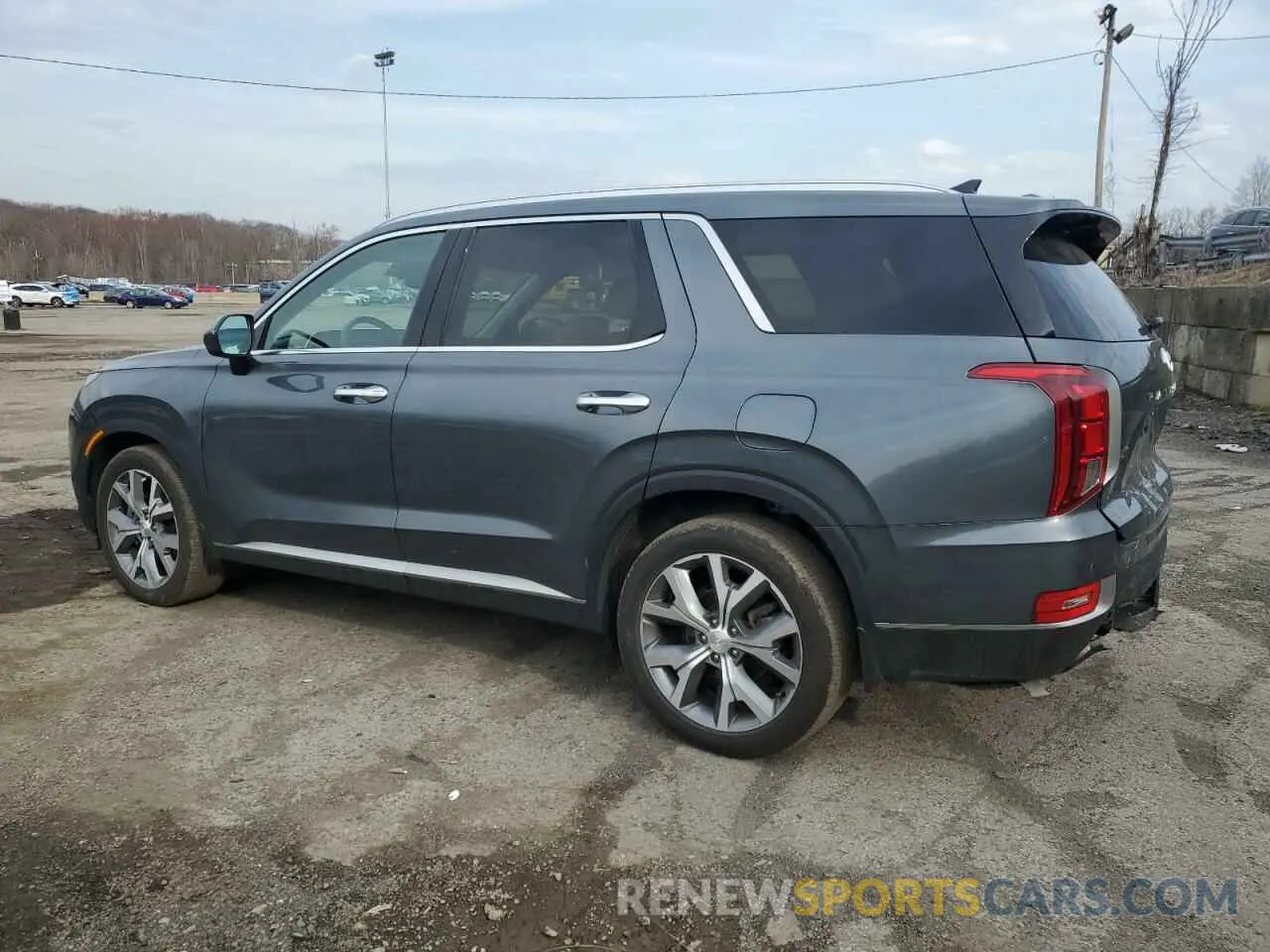 2 Photograph of a damaged car KM8R4DHE5MU312084 HYUNDAI PALISADE 2021