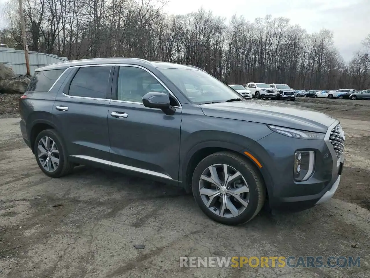 4 Photograph of a damaged car KM8R4DHE5MU312084 HYUNDAI PALISADE 2021