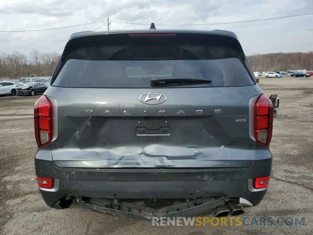 6 Photograph of a damaged car KM8R4DHE5MU312084 HYUNDAI PALISADE 2021