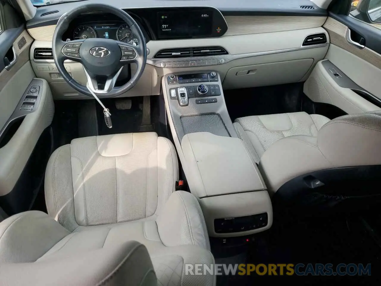 8 Photograph of a damaged car KM8R4DHE5MU312084 HYUNDAI PALISADE 2021