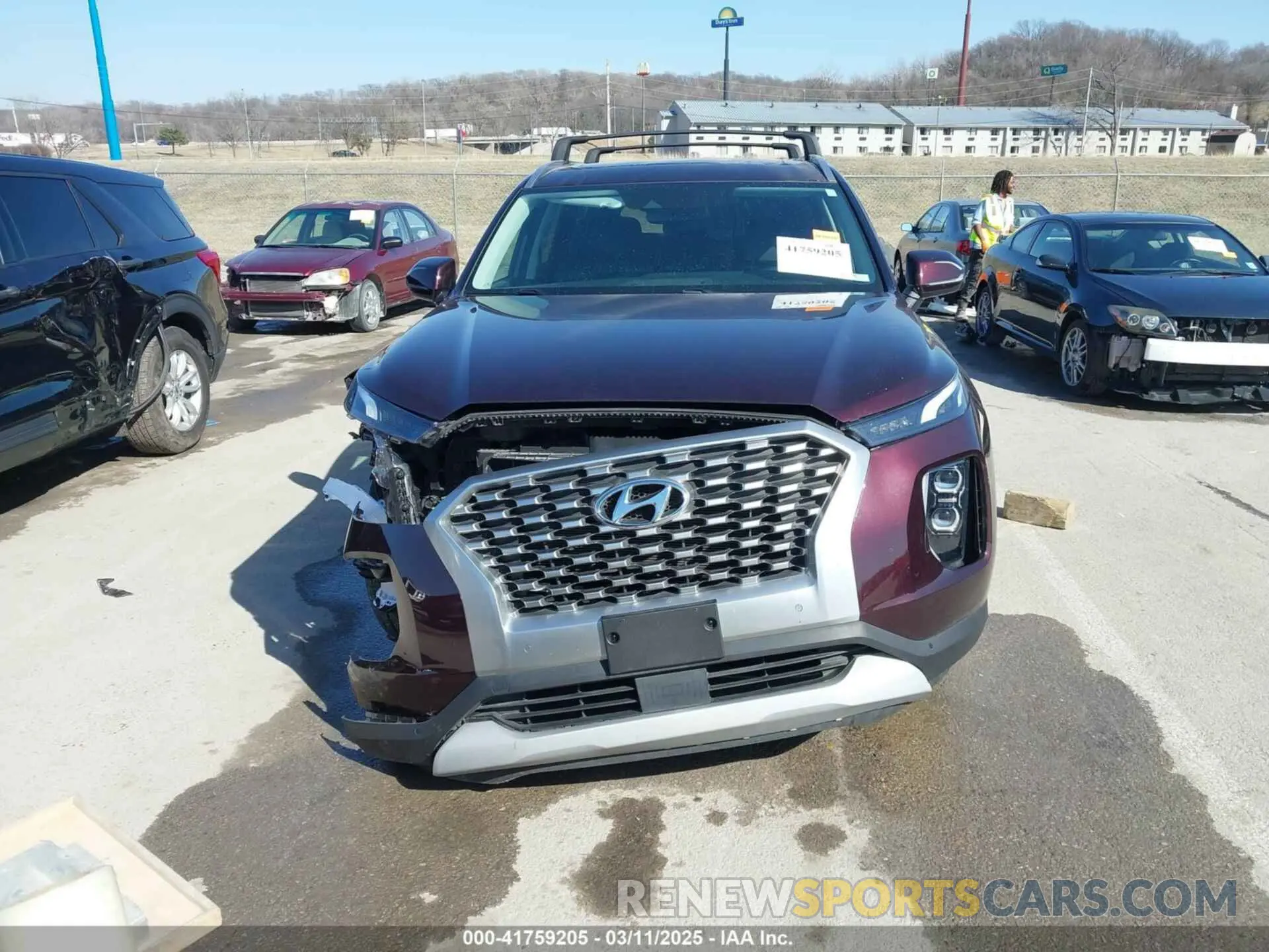 13 Photograph of a damaged car KM8R4DHE6MU179464 HYUNDAI PALISADE 2021
