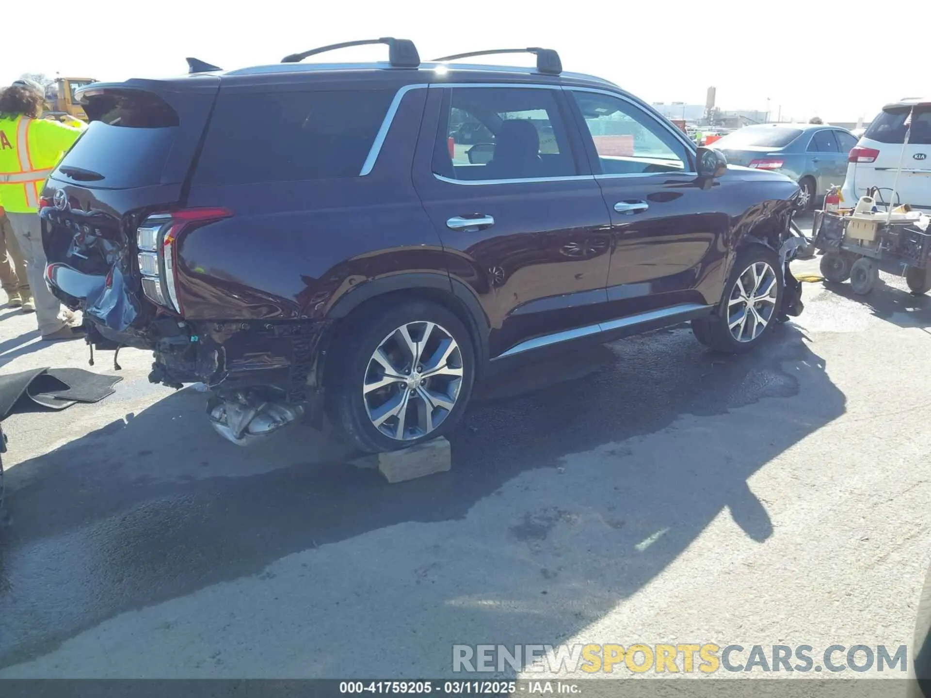 4 Photograph of a damaged car KM8R4DHE6MU179464 HYUNDAI PALISADE 2021