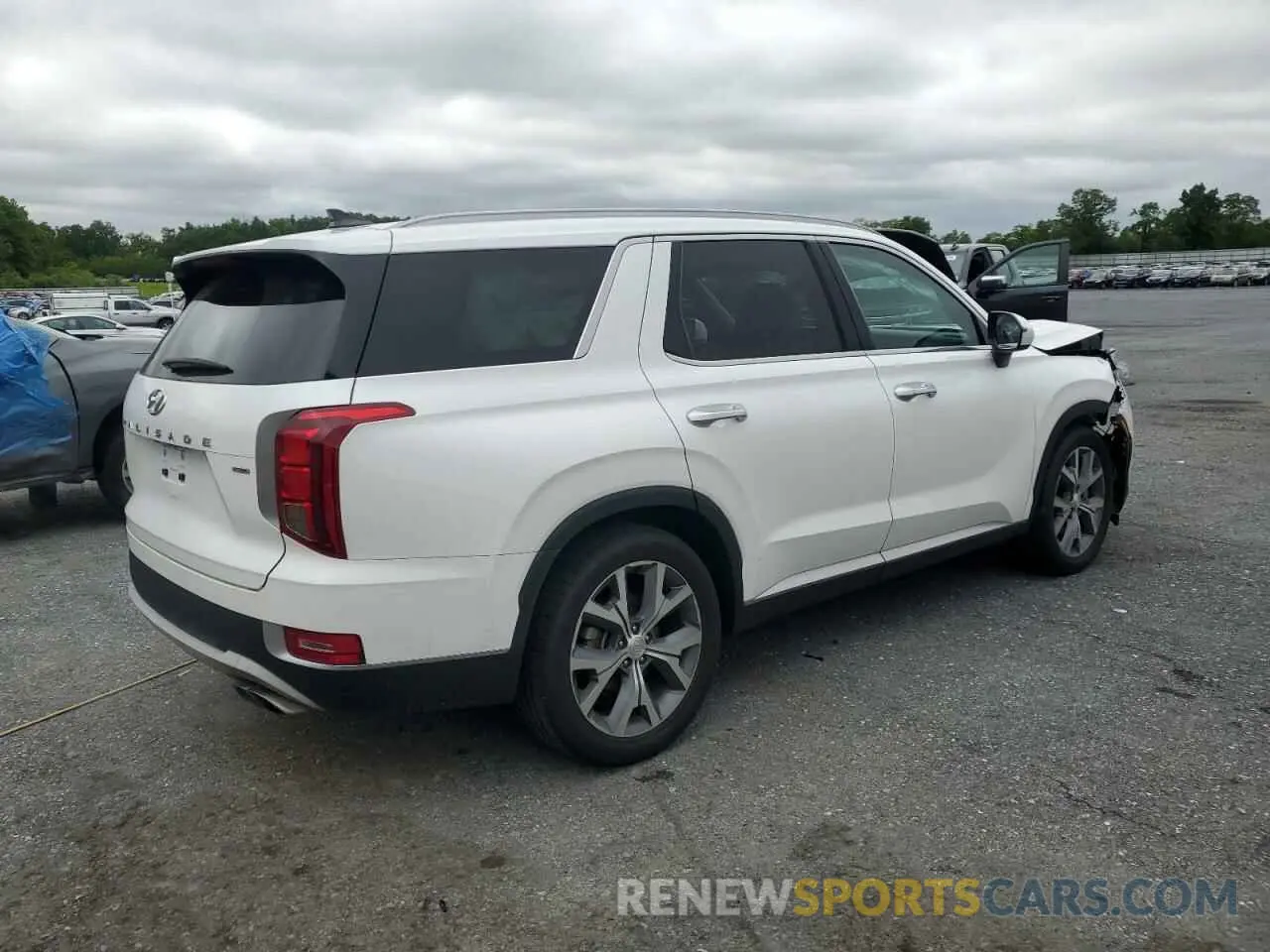 3 Photograph of a damaged car KM8R4DHE6MU245060 HYUNDAI PALISADE 2021