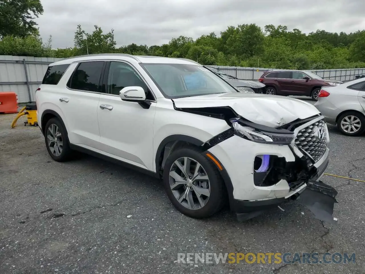4 Photograph of a damaged car KM8R4DHE6MU245060 HYUNDAI PALISADE 2021