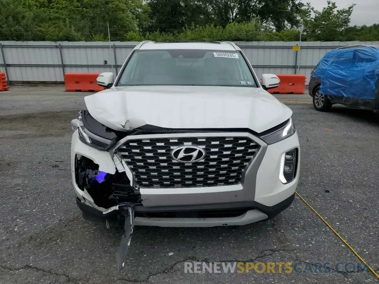 5 Photograph of a damaged car KM8R4DHE6MU245060 HYUNDAI PALISADE 2021