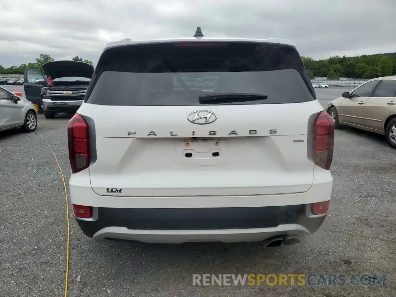 6 Photograph of a damaged car KM8R4DHE6MU245060 HYUNDAI PALISADE 2021