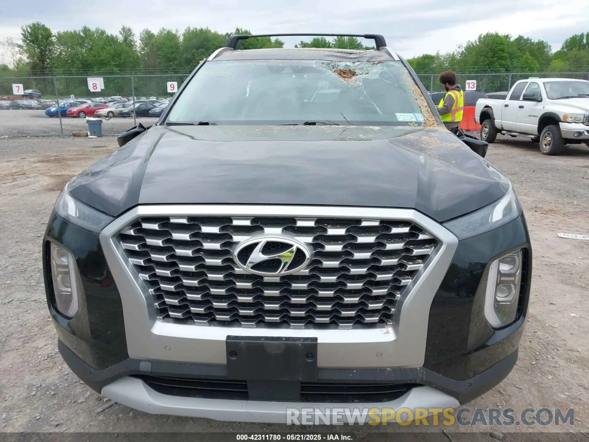 12 Photograph of a damaged car KM8R4DHE7MU192465 HYUNDAI PALISADE 2021