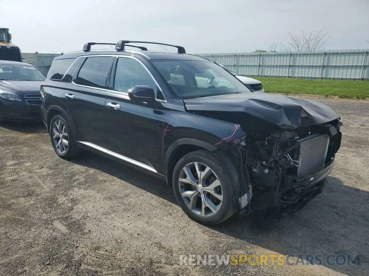 4 Photograph of a damaged car KM8R4DHE8MU205403 HYUNDAI PALISADE 2021