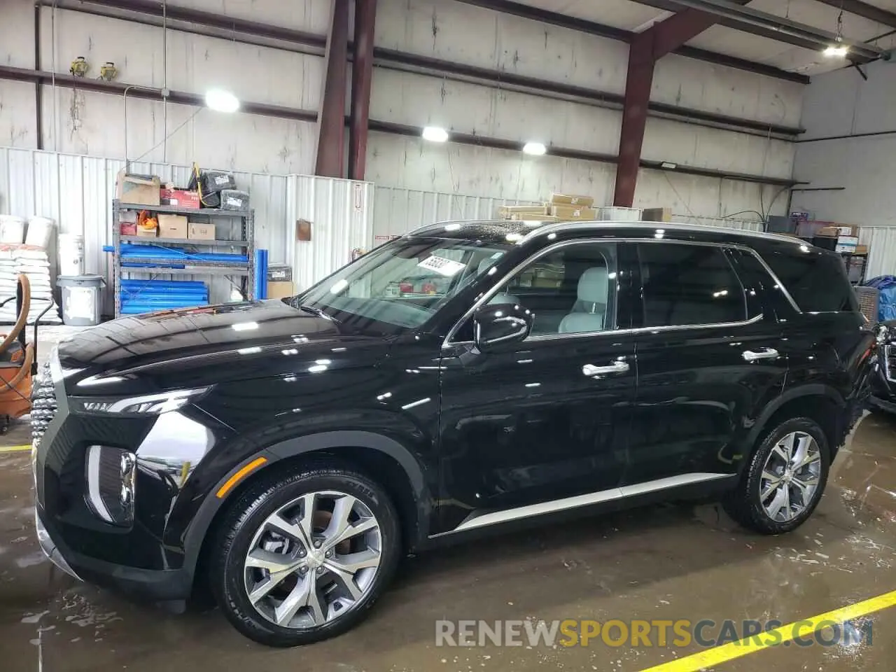 1 Photograph of a damaged car KM8R4DHE9MU256053 HYUNDAI PALISADE 2021