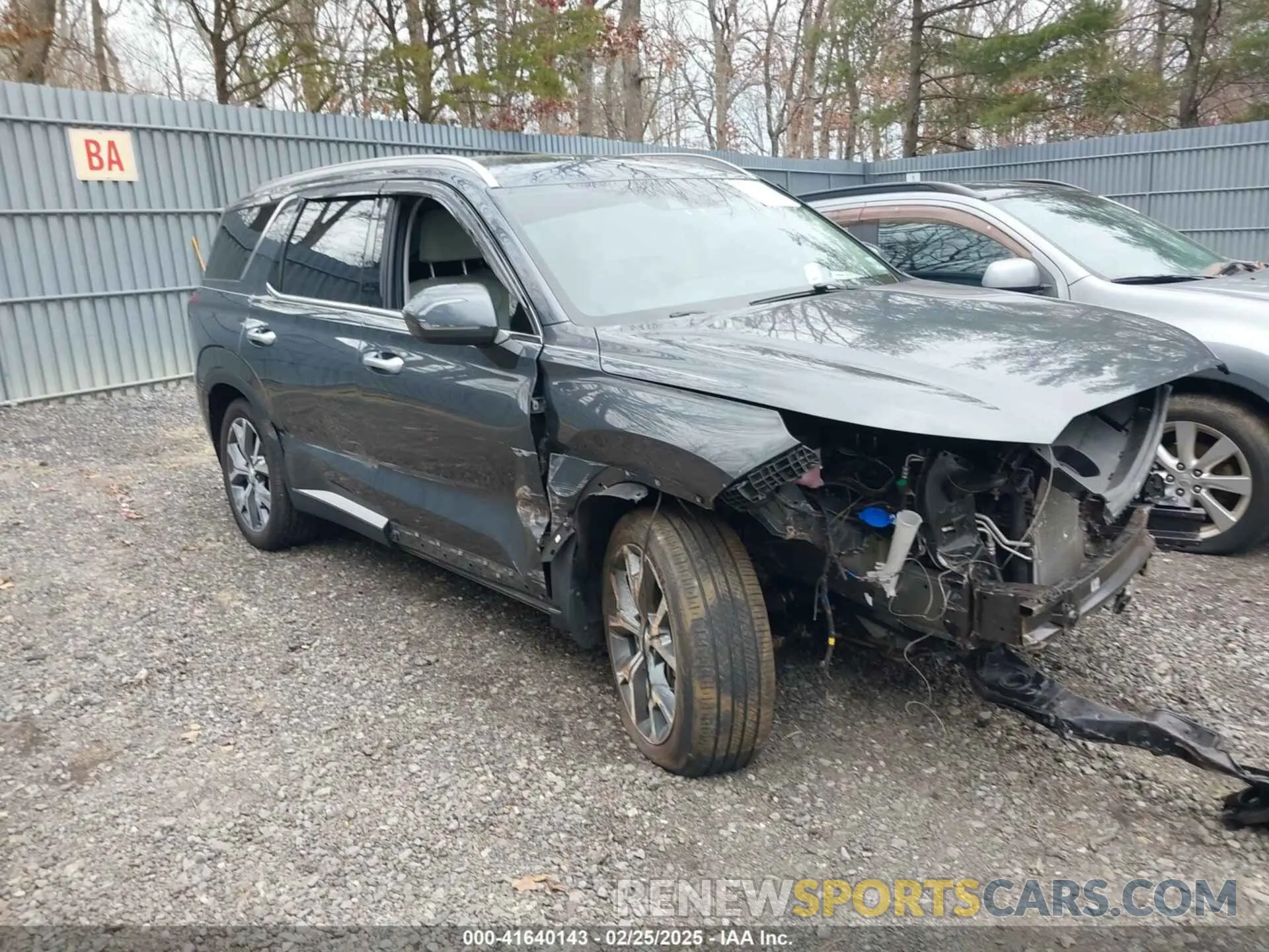 1 Photograph of a damaged car KM8R4DHEXMU231775 HYUNDAI PALISADE 2021