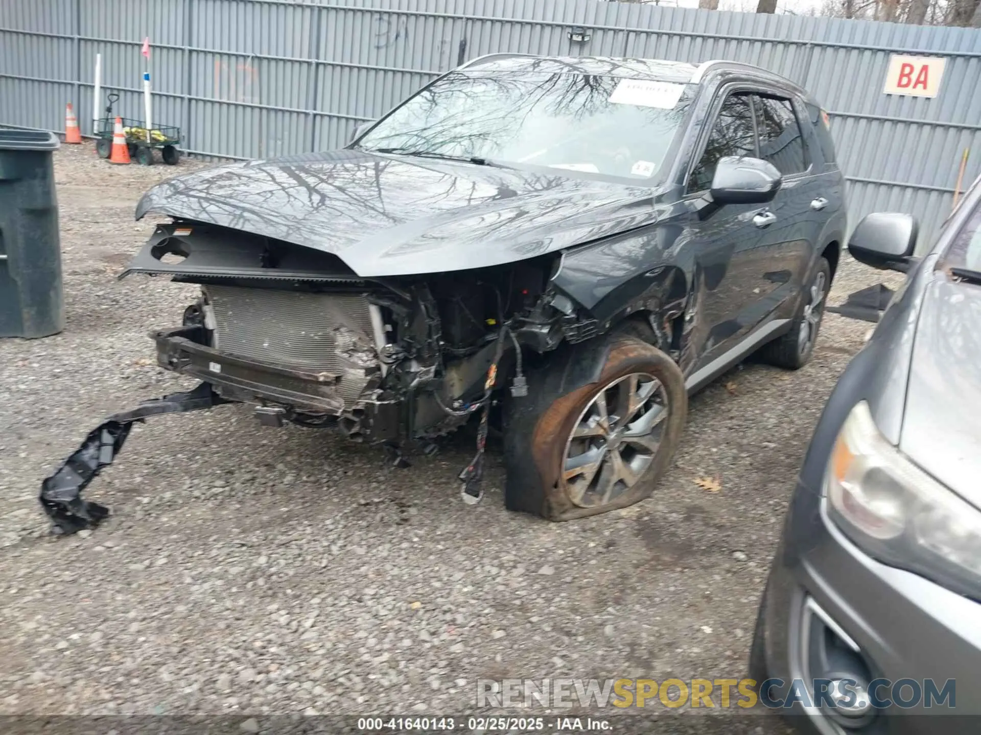 2 Photograph of a damaged car KM8R4DHEXMU231775 HYUNDAI PALISADE 2021