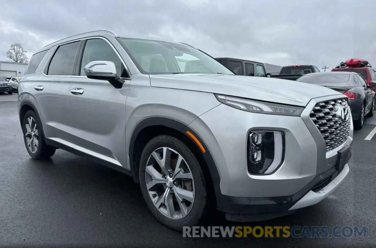 1 Photograph of a damaged car KM8R4DHEXMU270866 HYUNDAI PALISADE 2021