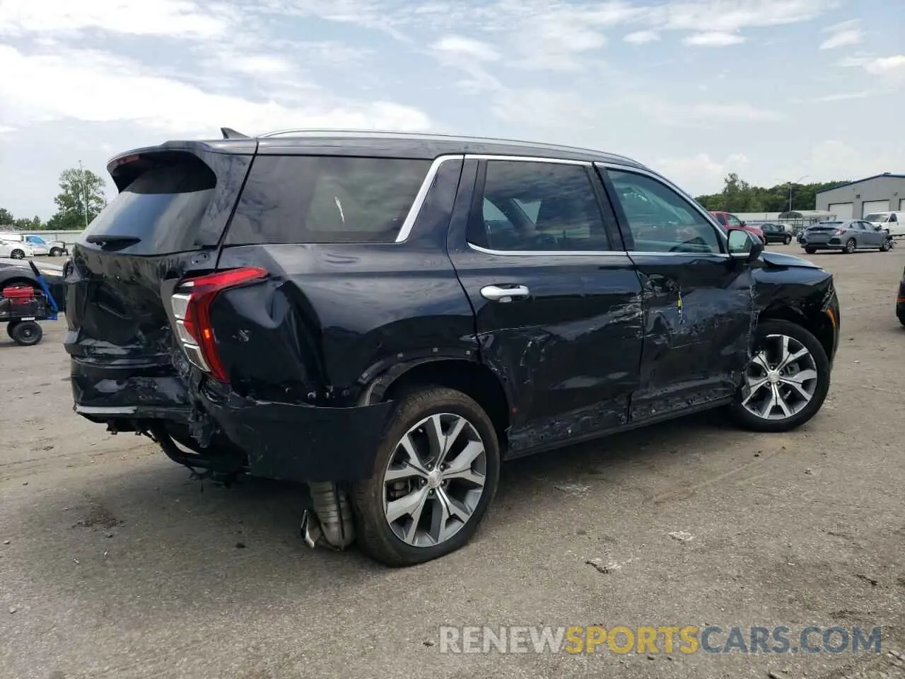 3 Photograph of a damaged car KM8R54HE0MU225223 HYUNDAI PALISADE 2021