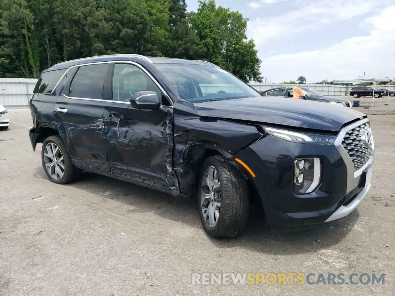 4 Photograph of a damaged car KM8R54HE0MU225223 HYUNDAI PALISADE 2021