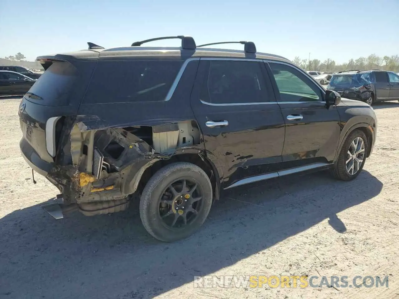 3 Photograph of a damaged car KM8R54HE1MU206440 HYUNDAI PALISADE 2021