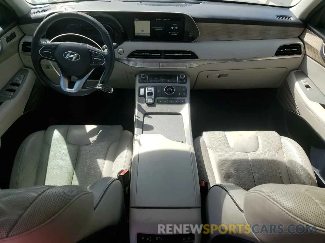 8 Photograph of a damaged car KM8R54HE1MU206440 HYUNDAI PALISADE 2021