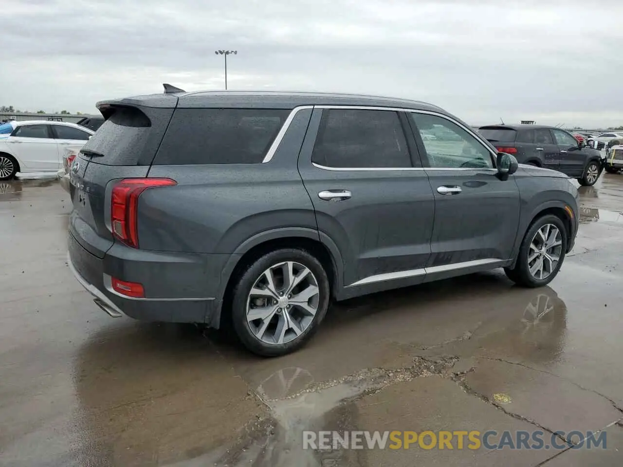3 Photograph of a damaged car KM8R54HE3MU212997 HYUNDAI PALISADE 2021