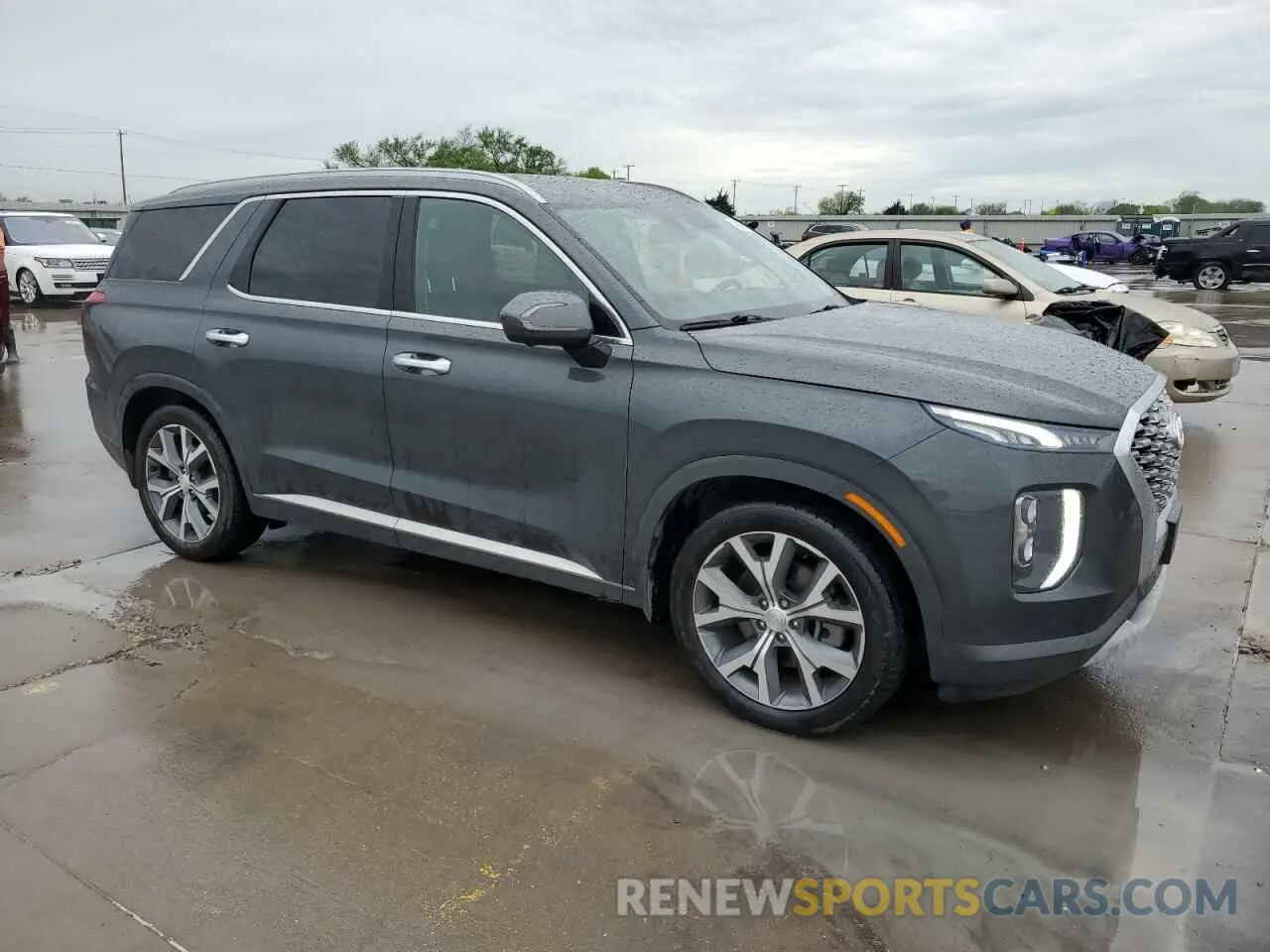4 Photograph of a damaged car KM8R54HE3MU212997 HYUNDAI PALISADE 2021