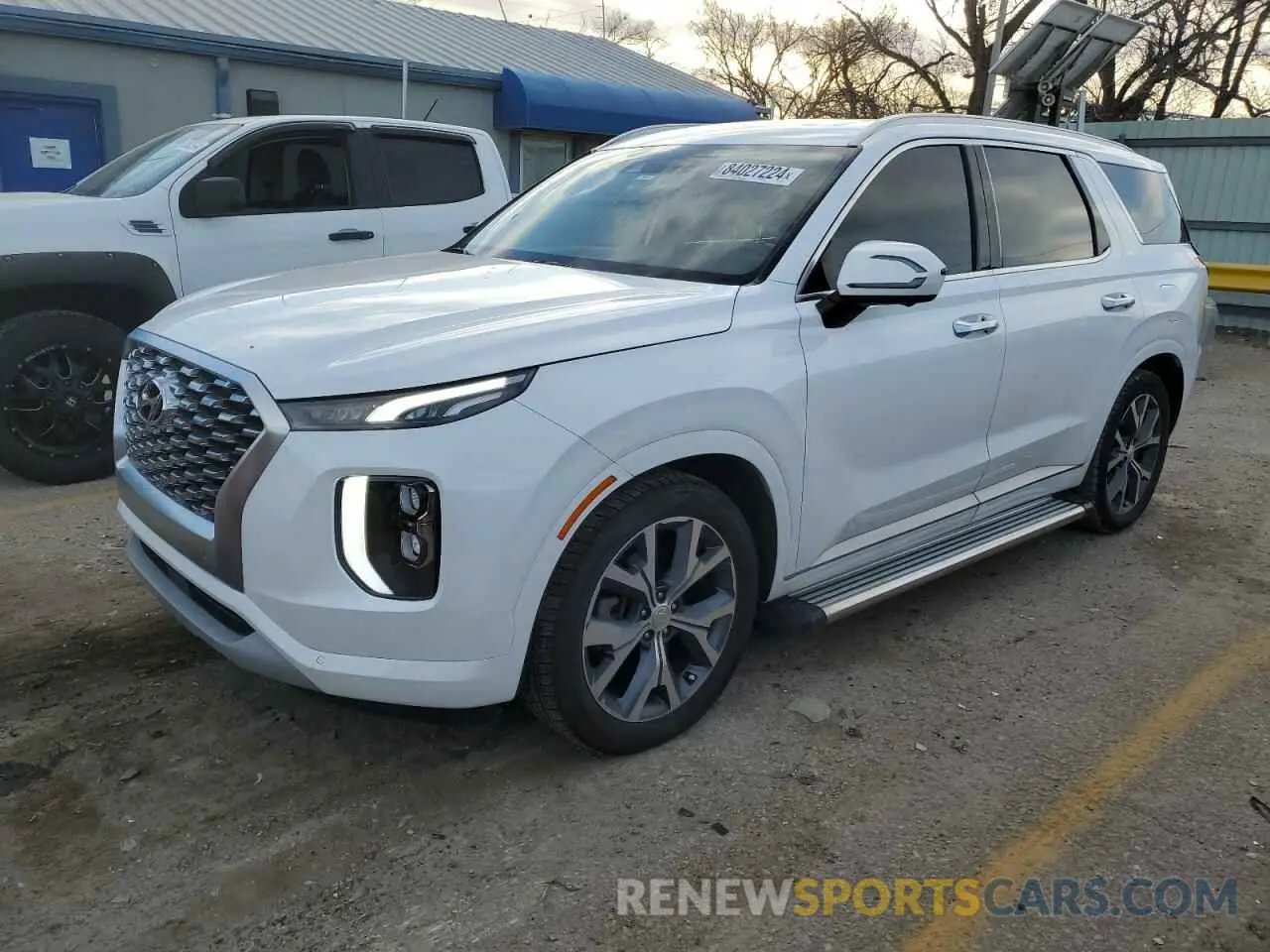 1 Photograph of a damaged car KM8R54HE3MU254358 HYUNDAI PALISADE 2021