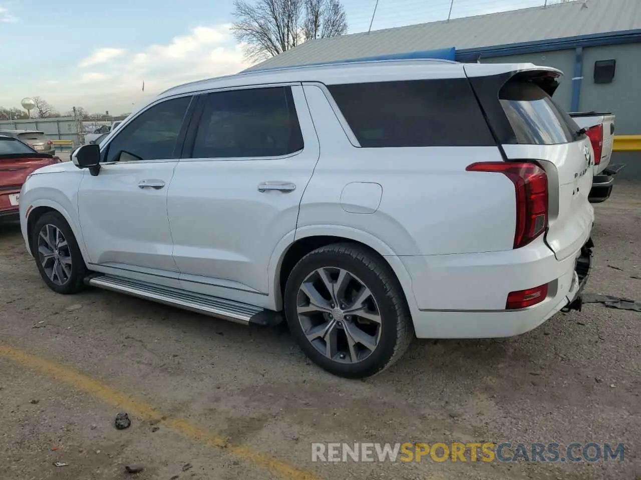 2 Photograph of a damaged car KM8R54HE3MU254358 HYUNDAI PALISADE 2021