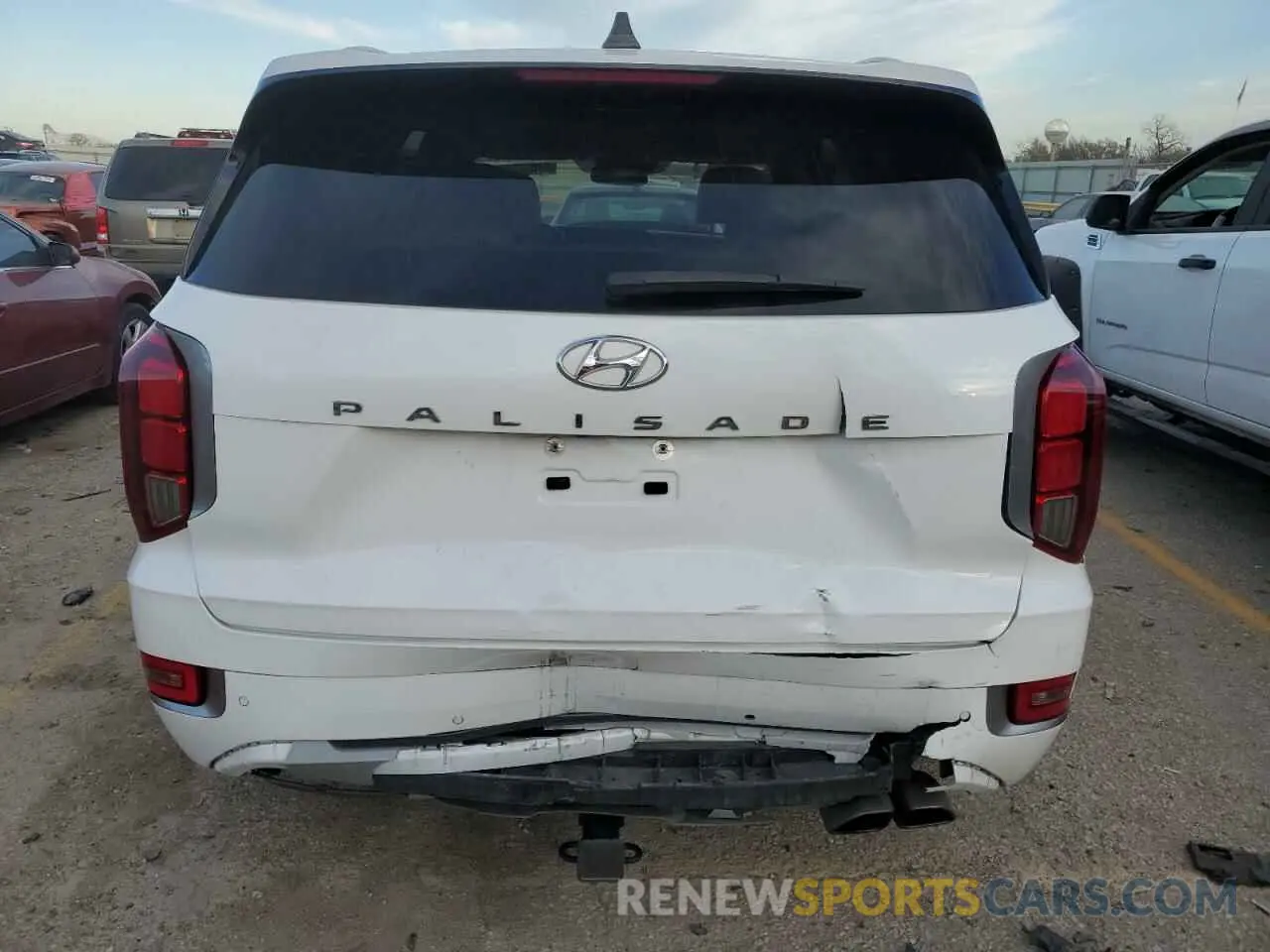6 Photograph of a damaged car KM8R54HE3MU254358 HYUNDAI PALISADE 2021