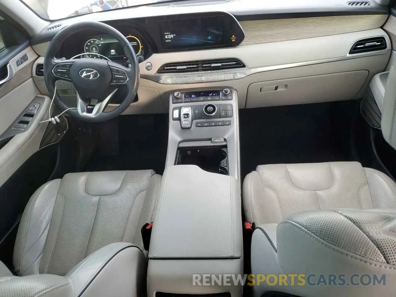 8 Photograph of a damaged car KM8R54HE3MU254358 HYUNDAI PALISADE 2021