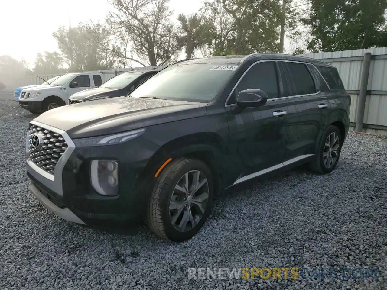1 Photograph of a damaged car KM8R54HE4MU236659 HYUNDAI PALISADE 2021