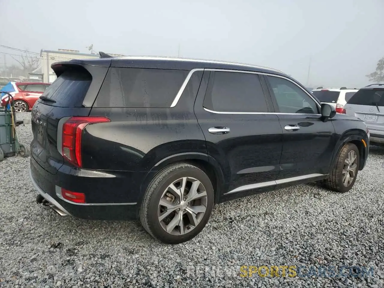 3 Photograph of a damaged car KM8R54HE4MU236659 HYUNDAI PALISADE 2021